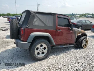 2008 Jeep Wrangler X with VIN 1J4FA24118L538510, listed as a Copart auction lot 59258615 with Not provided miles and Salvage title. Bid and sale history available at DreamBid. Image 3.