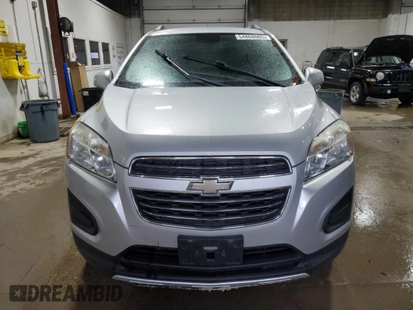 2015 Chevrolet Trax LT with VIN 3GNCJRSB1FL168214, listed as a Copart auction lot 54868005 with 123,467 mi miles and Clean Title. Bid and sale history available at carsss.com. Image 5.