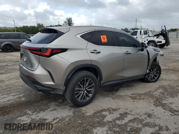 2024 Lexus NX 250 Premium with VIN 2T2GDCAZ4RC007758, listed as a Copart auction lot 79620224 with 12,845 mi miles and Salvage title. Bid and sale history available at DreamBid. Image 3.