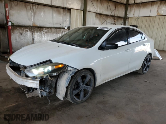 2015 Dodge Dart SXT z VIN 1C3CDFBB6FD378252, wystawiony jako Copart lot #54831495 z przebiegiem 112 907 mil mil oraz Szkoda całkowita • Salvage title. Historia ofert i sprzedaży dostępna na DreamBid. Obrazek 1.