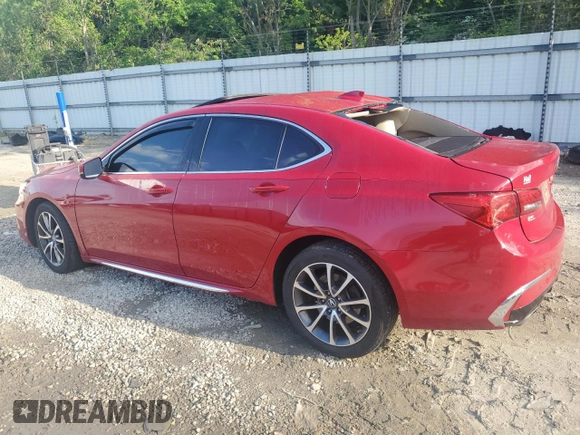 2018 Acura TLX Technology z VIN 19UUB2F5XJA009814, wystawiony jako Copart lot #55925415 z przebiegiem 88 007 mil mil oraz Szkoda całkowita • Salvage title. Historia ofert i sprzedaży dostępna na DreamBid. Obrazek 2.