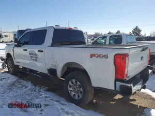2023 Ford F-250 XL with VIN 1FT7W2BT4PEC35269, listed as a Copart auction lot 42623665 with 115,402 mi miles and Salvage Title. Bid and sale history available at DreamBid. Image 2.