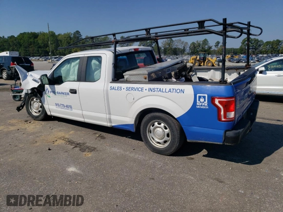 2017 Ford F-150 XL with VIN 1FTEX1CF3HFA50505, listed as a Copart auction lot 68996913 with 228,448 mi miles and Salvage Title. Bid and sale history available at carsss.com. Image 2.
