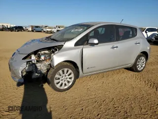2013 Nissan LEAF S with VIN 1N4AZ0CP0DC400329, listed as a Copart auction lot 46677055 with 45,484 mi miles and Salvage Title. Bid and sale history available at carsss.com. Image 1.