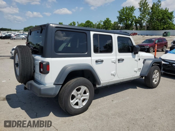 2020 Jeep Wrangler Unlimited Sport S z VIN 1C4HJXDN0LW209092, wystawiony jako Copart lot #58523675 z przebiegiem 68 688 mil mil oraz Czysty tytuł • Clean title. Historia ofert i sprzedaży dostępna na DreamBid. Obrazek 3.