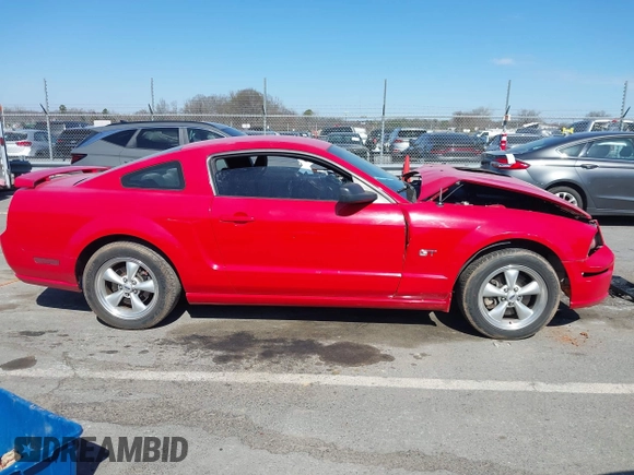 2007 Ford Mustang GT Deluxe with VIN 1ZVFT82H075202723, listed as a IAAI auction lot 41654473 with 148,362 mi miles. Bid and sale history available at carsss.com. Image 13.