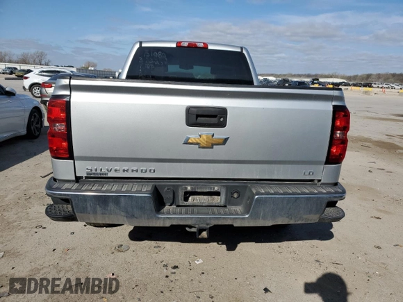 2019 Chevrolet Silverado 1500 LT with VIN 2GCVKPEC3K1134939, listed as a Copart auction lot 50899495 with Not Provided miles and Salvage Title. Bid and sale history available at DreamBid. Image 6.