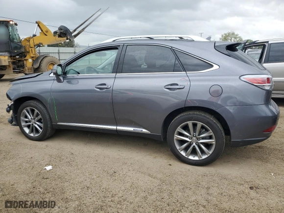 2013 Lexus RX 450h with VIN JTJBC1BA0D2067006, listed as a Copart auction lot 51347385 with 96,766 mi miles and Salvage Title. Bid and sale history available at carsss.com. Image 2.
