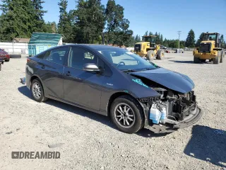 2019 Toyota Prius LE with VIN JTDL9RFUXK3001756, listed as a Copart auction lot 63531135 with 86,665 mi miles and Salvage title. Bid and sale history available at DreamBid. Image 4.