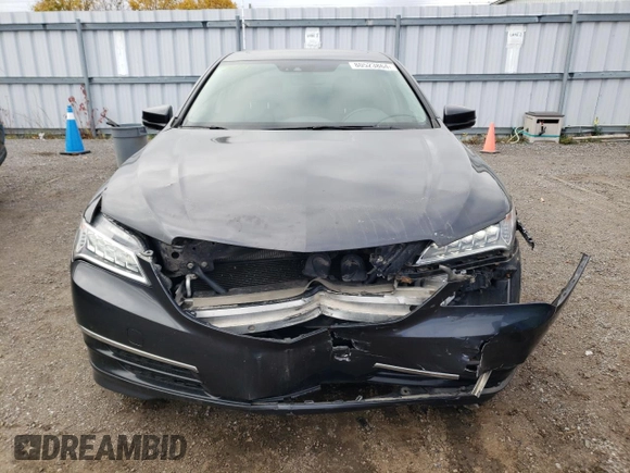 2015 Acura TLX Technology with VIN 19UUB1F52FA800324, listed as a Copart auction lot 80523864 with 99,348 mi miles and Salvage title. Bid and sale history available at DreamBid. Image 5.