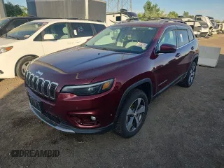 2019 Jeep Cherokee Limited with VIN 1C4PJMDN7KD219929, listed as a Copart auction lot 61697895 with 127,006 mi miles and Clean title. Bid and sale history available at DreamBid. Image 2.