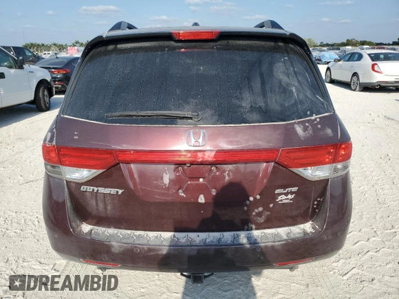 2014 Honda Odyssey Touring with VIN 5FNRL5H97EB025467, listed as a Copart auction lot 53730875 with 209,851 mi miles and Clean Title. Bid and sale history available at carsss.com. Image 6.