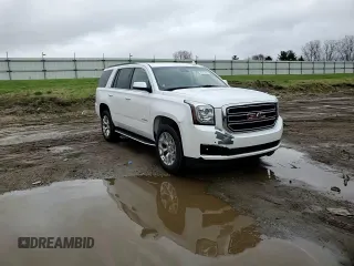 2019 GMC Yukon SLT Standard Edition with VIN 1GKS2DKC4KR371506, listed as a Copart auction lot 81917584 with 56,193 mi miles and Clean Title. Bid and sale history available at carsss.com. Image 12.