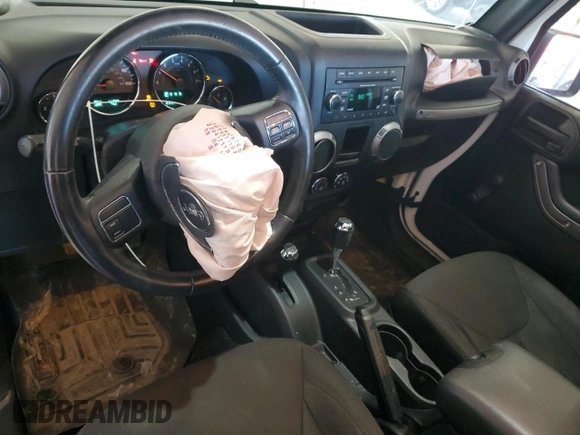 2017 Jeep Wrangler Sport with VIN 1C4GJWAG5HL659549, listed as a Copart auction lot 48474635 with 80,334 mi miles and Salvage Title. Bid and sale history available at DreamBid. Image 8.