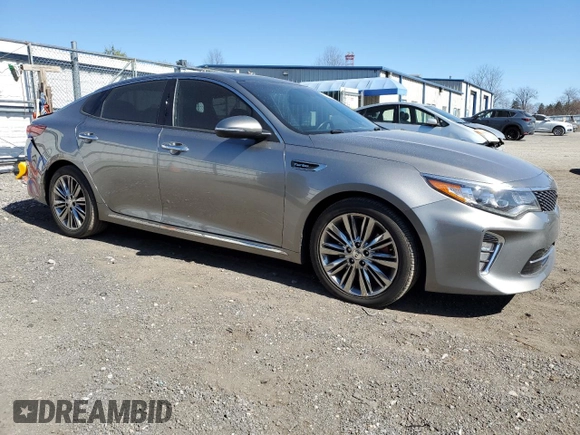 2018 Kia Optima SX with VIN 5XXGV4L21JG239044, listed as a Copart auction lot 50591675 with 183,071 mi miles and Salvage title. Bid and sale history available at DreamBid. Image 4.
