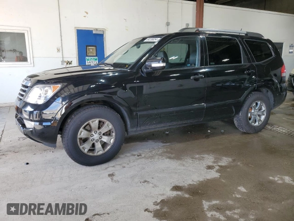 2009 Kia Borrego EX with VIN KNDJH741595038168, listed as a Copart auction lot 69238054 with 151,586 mi miles and Clean Title. Bid and sale history available at carsss.com. Image 1.