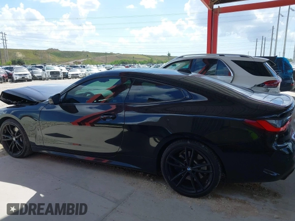 2021 BMW 4 Series M440i xDrive with VIN WBA13AR00MCF61520, listed as a IAAI auction lot 41944350 with 39,631 mi miles and . Bid and sale history available at DreamBid. Image 15.