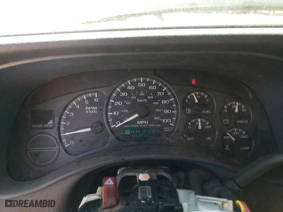 2002 Chevrolet Avalanche with VIN 3GNEK13T72G133453, listed as a Copart auction lot 48813245 with 353,780 mi miles and Salvage Title. Bid and sale history available at carsss.com. Image 9.