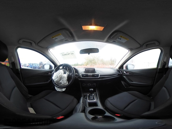 2015 Mazda 3 i SV with VIN JM1BM1T79F1246799, listed as a IAAI auction lot 41785860 with 109,760 mi miles. Bid and sale history available at carsss.com. Image 19.