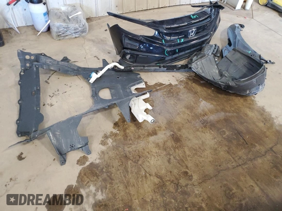 2019 Honda Civic Sport with VIN 2HGFC2F88KH514138, listed as a Copart auction lot 54598535 with 122,198 mi miles and Salvage title. Bid and sale history available at DreamBid. Image 12.