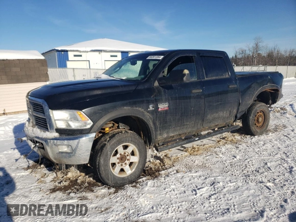2012 Ram 2500 Big Horn with VIN 3C6UD5DL6CG176839, listed as a Copart auction lot 86061084 with 329,654 mi miles and Salvage Title. Bid and sale history available at carsss.com. Image 1.