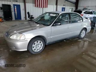 2000 Honda Civic VP z VIN 2HGEJ6611YH535305, wystawiony jako Copart lot #60373365 z przebiegiem 157 718 mil mil oraz Czysty tytuł • Clean title. Historia ofert i sprzedaży dostępna na DreamBid. Obrazek 1.