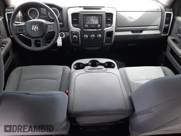 2019 Ram 1500 Lone Star with VIN 1C6RR6TT8KS689337, listed as a Copart auction lot 58378655 with 36,946 mi miles and Salvage title. Bid and sale history available at DreamBid. Image 8.