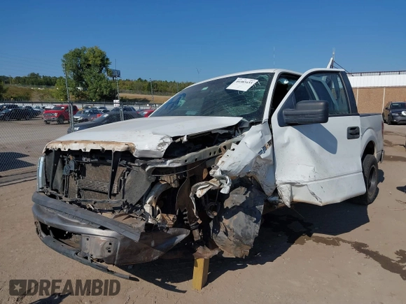2010 Ford F-150 XL with VIN 1FTFX1CV5AKE80514, listed as a IAAI auction lot 40383433 with 142,072 mi miles. Bid and sale history available at carsss.com. Image 6.