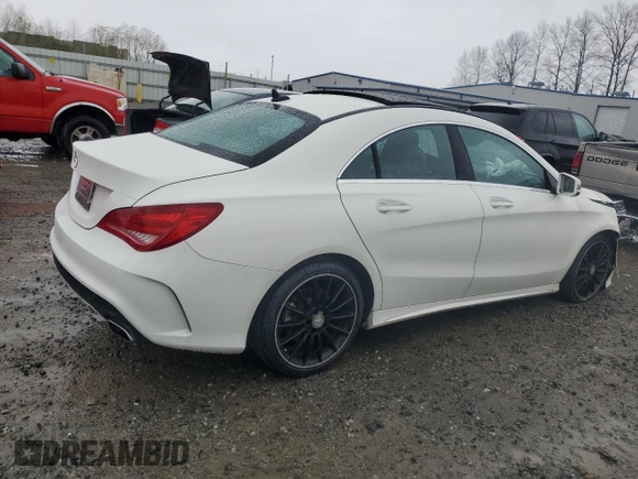 2015 Mercedes-Benz CLA 250 with VIN WDDSJ4EBXFN207018, listed as a Copart auction lot 48319024 with 29,786 mi miles and . Bid and sale history available at DreamBid. Image 3.