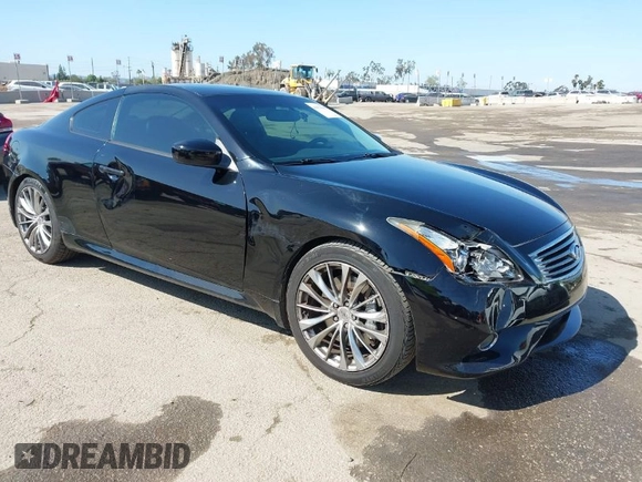 2013 Infiniti G37 IPL with VIN JN1CV6EK4DM923708, listed as a IAAI auction lot 41979485 with 189,976 mi miles. Bid and sale history available at carsss.com. Image 1.