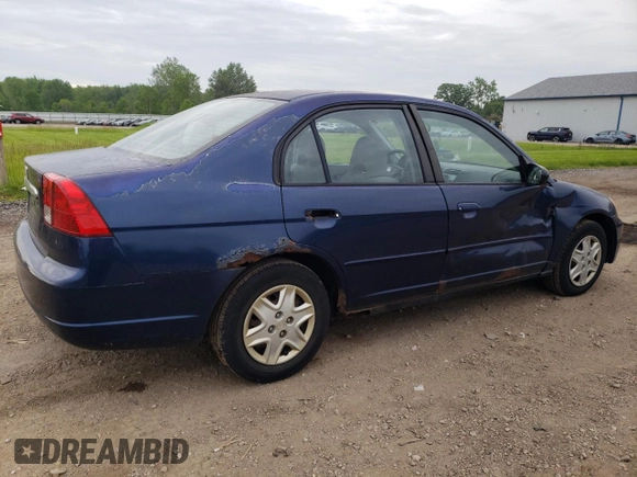 2003 Honda Civic LX z VIN 2HGES16503H603931, wystawiony jako Copart lot #59036635 z przebiegiem 181 421 mil mil oraz Czysty tytuł • Clean title. Historia ofert i sprzedaży dostępna na DreamBid. Obrazek 3.