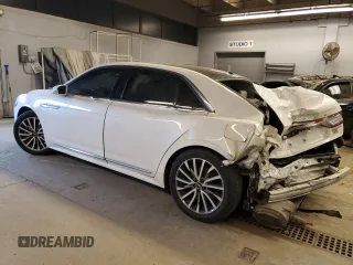 2017 Lincoln Continental Select with VIN 1LN6L9SP1H5614372, listed as a Copart auction lot 74120873 with 69,332 mi miles and Non Repairable. Bid and sale history available at carsss.com. Image 2.