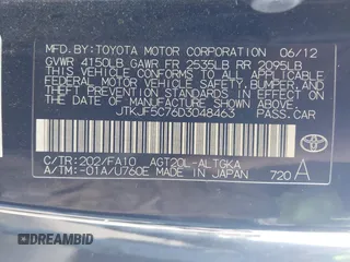 2013 Scion tC z VIN JTKJF5C76D3048463, wystawiony jako IAAI lot #41972560 z przebiegiem 204 863 mil mil oraz . Historia ofert i sprzedaży dostępna na DreamBid. Obrazek 9.
