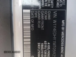 2021 Mercedes-Benz Sprinter with VIN W1Y4EDHY1MT059255, listed as a Copart auction lot 44941404 with 350,725 mi miles and Salvage Title. Bid and sale history available at DreamBid. Image 13.