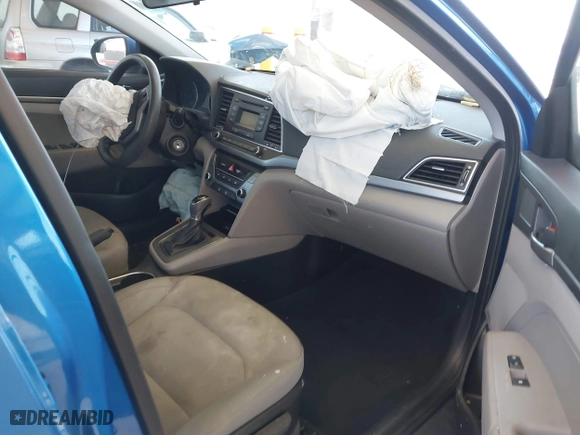 2017 Hyundai Elantra SE with VIN KMHD74LF5HU095093, listed as a IAAI auction lot 41957451 with 75,760 mi miles. Bid and sale history available at carsss.com. Image 5.