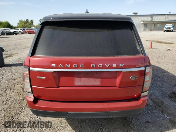 2016 Land Rover Range Rover Supercharged with VIN SALGS3EF9GA260742, listed as a Copart auction lot 49977975 with 98,159 mi miles and Salvage Title. Bid and sale history available at carsss.com. Image 6.