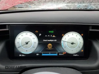 2023 Hyundai Tucson SEL z VIN 5NMJFCAE2PH256990, wystawiony jako Copart lot #84214894 z przebiegiem 17 697 mil mil oraz Szkoda całkowita • Salvage title. Historia ofert i sprzedaży dostępna na DreamBid. Obrazek 9.