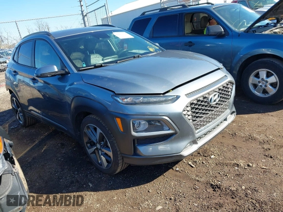 2019 Hyundai Kona Limited with VIN KM8K3CA58KU251819, listed as a IAAI auction lot 41811078 with 62,171 mi miles and . Bid and sale history available at DreamBid. Image 1.