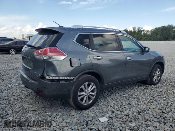 2015 Nissan Rogue SV with VIN KNMAT2MT9FP525943, listed as a Copart auction lot 55099095 with 207,145 mi miles and Salvage Title. Bid and sale history available at carsss.com. Image 3.