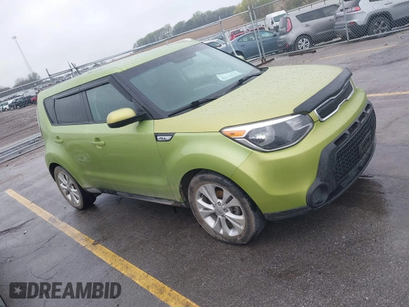 2015 Kia Soul + with VIN KNDJP3A58F7778672, listed as a IAAI auction lot 42113337 with 108,087 mi miles and . Bid and sale history available at DreamBid. Image 1.
