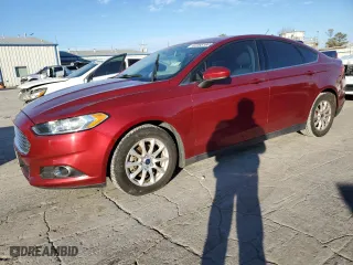 2015 Ford Fusion S with VIN 3FA6P0G74FR252728, listed as a Copart auction lot 87266184 with 91,695 mi miles and Salvage Title. Bid and sale history available at carsss.com. Image 1.