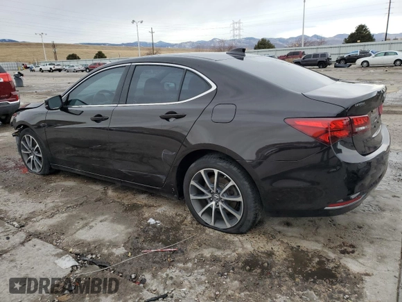 2016 Acura TLX V6 Advance with VIN 19UUB3F79GA003650, listed as a Copart auction lot 84082174 with 0 mi miles and Salvage Title. Bid and sale history available at carsss.com. Image 2.