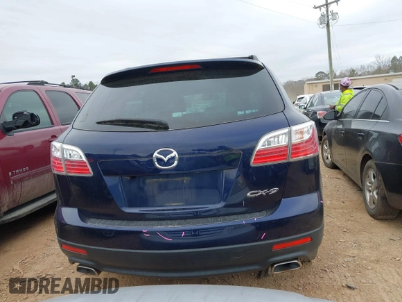 2012 Mazda CX-9 Touring with VIN JM3TB2CA3C0363847, listed as a IAAI auction lot 41536598 with 176,230 mi miles and . Bid and sale history available at carsss.com. Image 16.