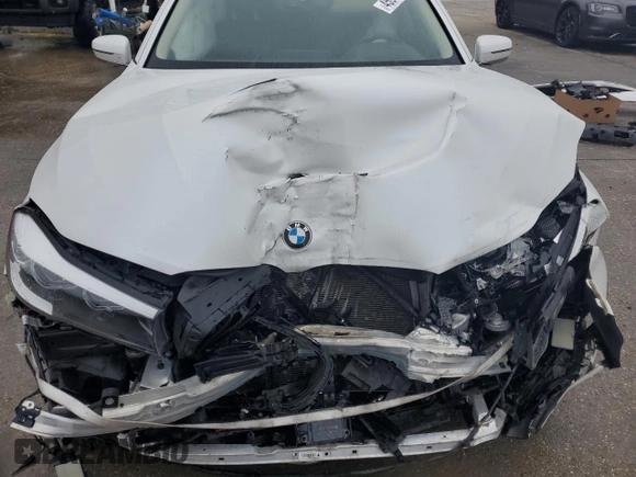 2017 BMW 7 Series 740i with VIN WBA7E2C55HG739366, listed as a Copart auction lot 45961575 with 0 mi miles and Salvage Title. Bid and sale history available at carsss.com. Image 11.