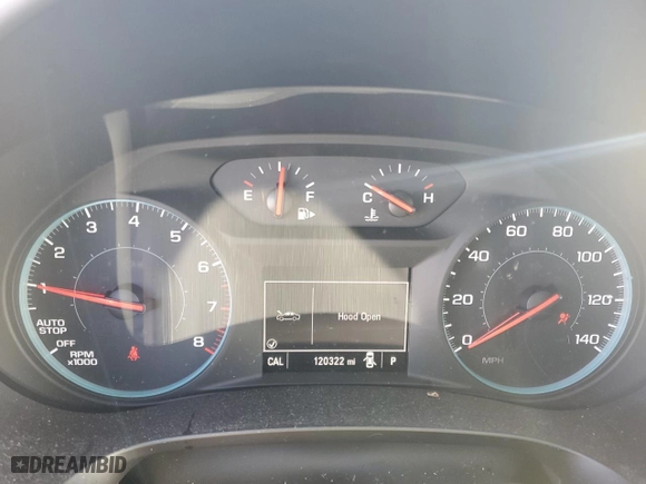 2020 Chevrolet Malibu RS with VIN 1G1ZG5ST3LF155823, listed as a Copart auction lot 45795015 with 120,322 mi miles and Salvage Title. Bid and sale history available at carsss.com. Image 9.