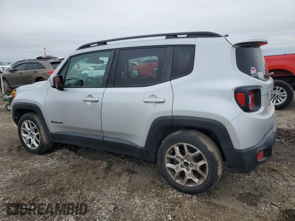 2017 Jeep Renegade Latitude with VIN ZACCJABB5HPF30386, listed as a Copart auction lot 46129335 with 169,868 mi miles and Salvage Title. Bid and sale history available at carsss.com. Image 2.