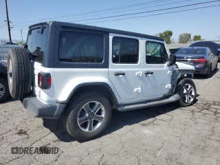 2019 Jeep Wrangler Unlimited Sahara с VIN 1C4HJXEN4KW593522, выставлен на аукционе Copart как лот 57528955 с пробегом 77 382 миль миль и Списание • Salvage title. История ставок и продаж доступна на DreamBid. Изображение 3.