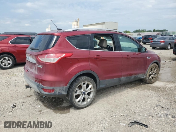 2015 Ford Escape Titanium with VIN 1FMCU0J92FUC42929, listed as a Copart auction lot 59863845 with 226,265 mi miles and Salvage title. Bid and sale history available at DreamBid. Image 3.