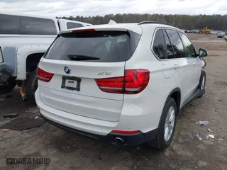 2015 BMW X5 sDrive35i with VIN 5UXKR2C54F0H34975, listed as a IAAI auction lot 41704467 with 92,006 mi miles. Bid and sale history available at carsss.com. Image 4.