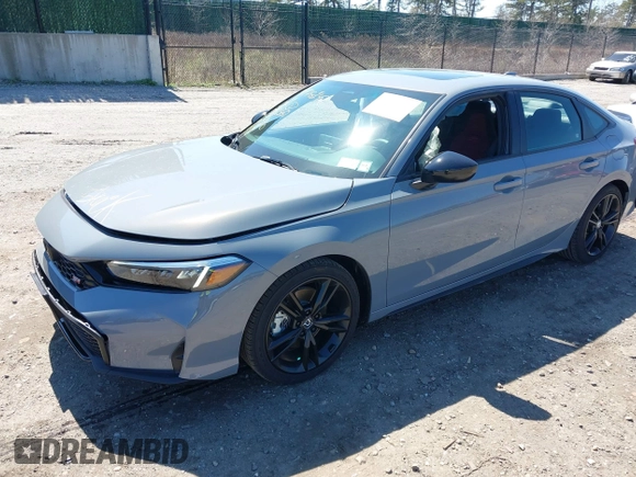 2025 Honda Civic Si with VIN 2HGFE1E54SH474457, listed as a IAAI auction lot 41978147 with 1,558 mi miles and . Bid and sale history available at DreamBid. Image 18.